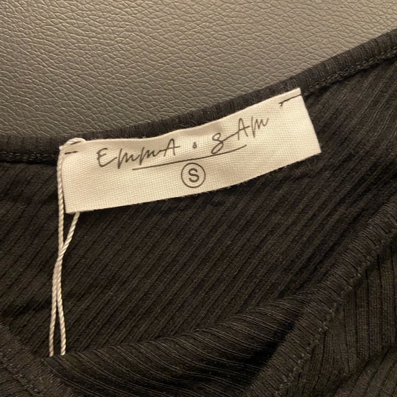 LF EMMA AND SAM BLACK ONE SHOULDER STUDS BODYSUIT NEW WITH TAGS - Picture 4 of 5
